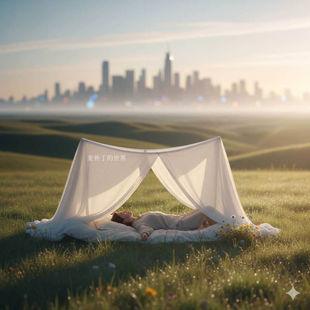 草原的早上 / Sur la prairie