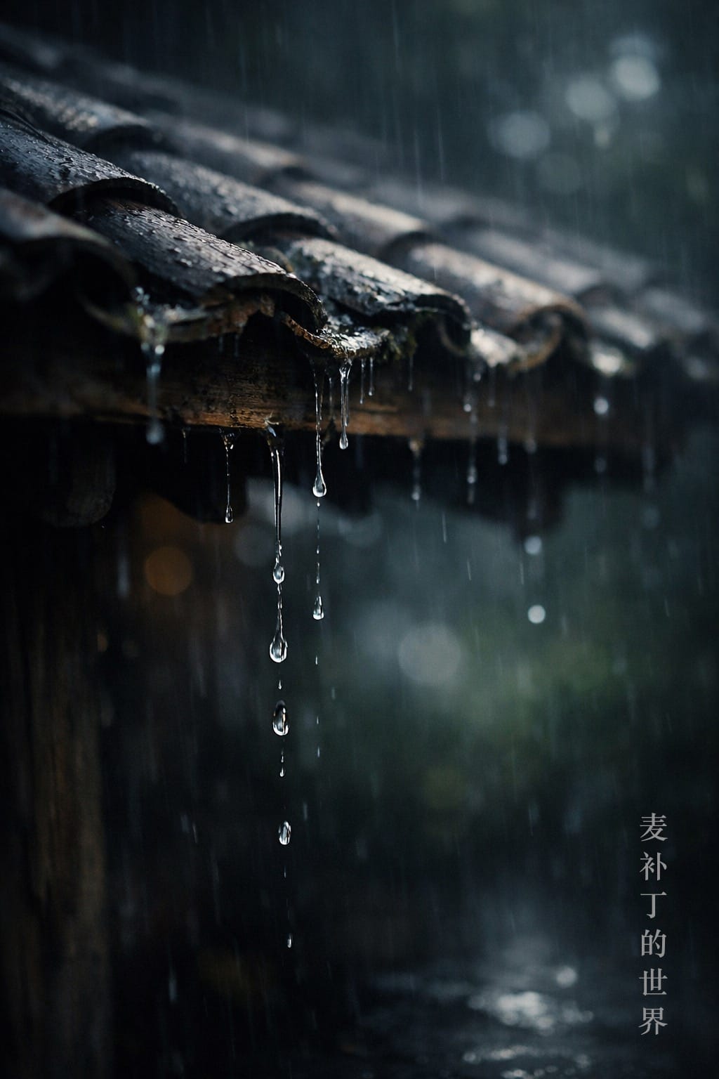 夜雨 / La pluie du soir